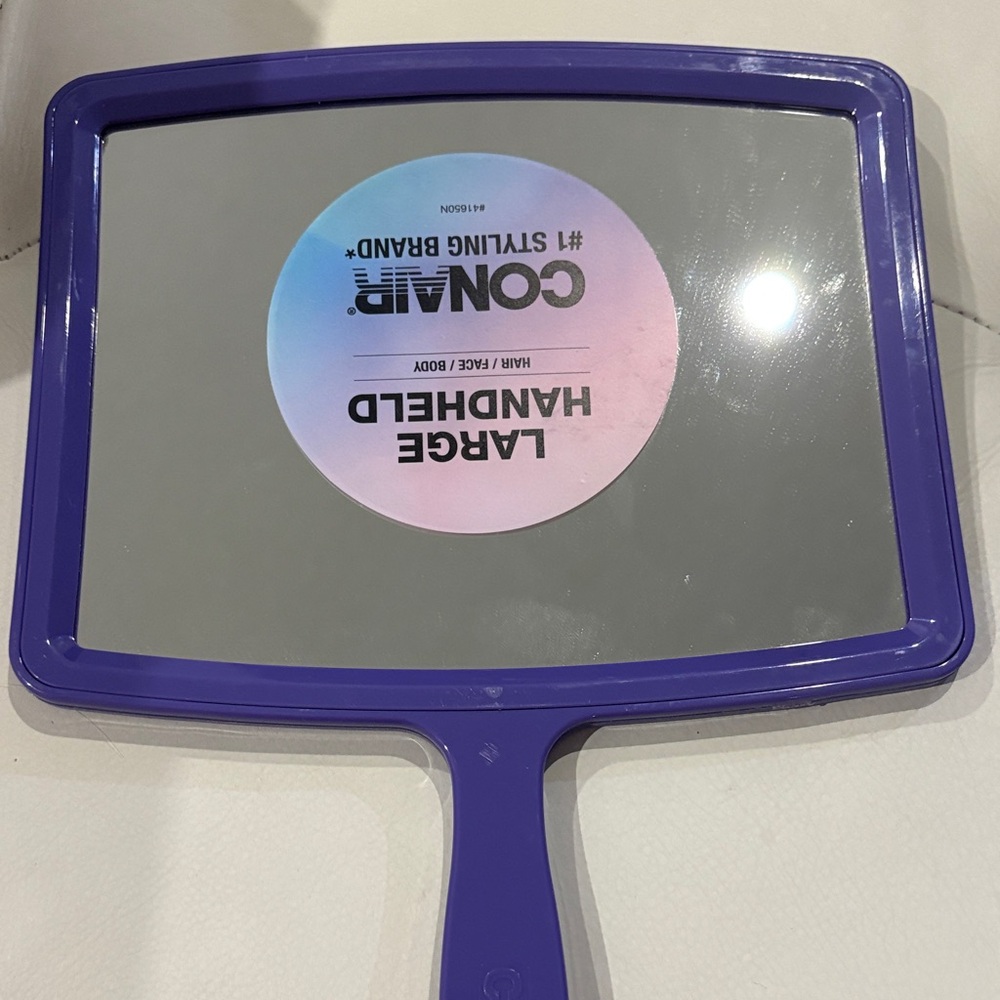 Conair 2 Handheld Mirrors in Purple and Blue - Picture 3 of 11
